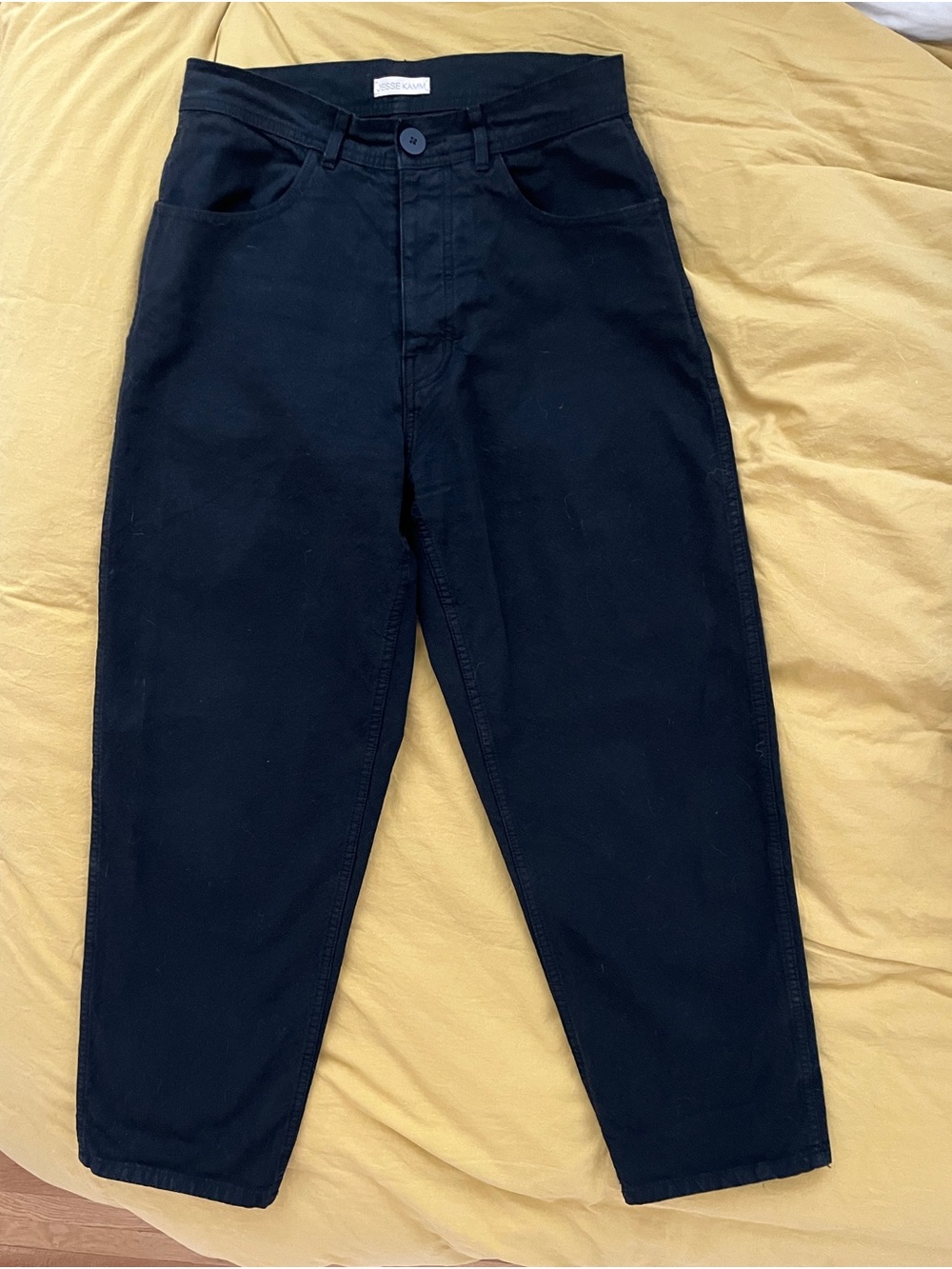 Jesse Kamm Wide Leg Pants in Black Size 2